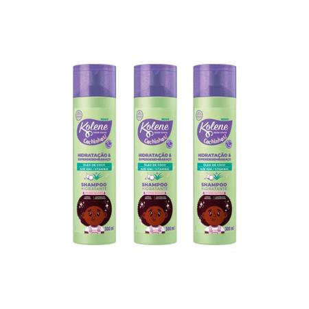 Imagem de Shampoo Kolene 300Ml Cachinhos - Kit Com 3Un