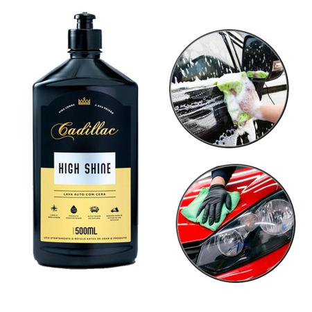 Imagem de Shampoo Lava Auto High Shine Cadillac Com Cera 500 Ml