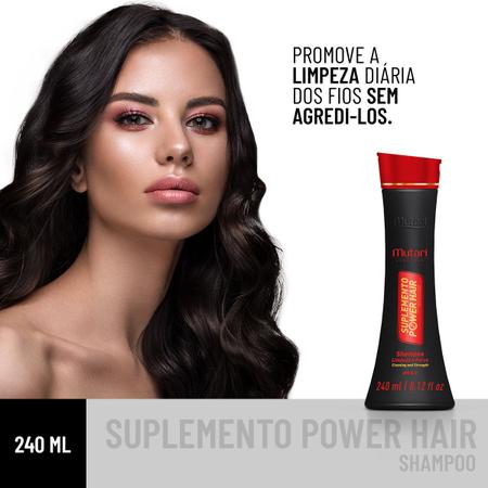 Imagem de Shampoo Limpeza e Força Power Hair Mutari - 240ml