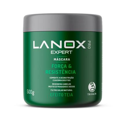 Imagem de Shampoo Litro + Máscara 500g Força e Resistência Lanox Trihair