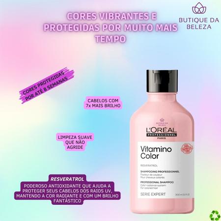 Imagem de Shampoo Loreal Vitamino Color Resveratrol 300ml - Cabelos Coloridos