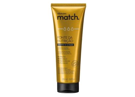 Imagem de Shampoo Match Fonte da Nutrição - Oboticário