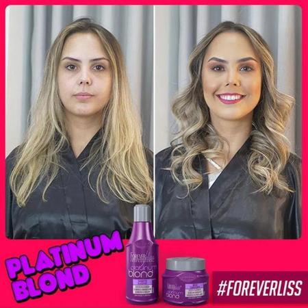 Imagem de Shampoo Matizador Forever Liss Linha Platinum Blond 300ml