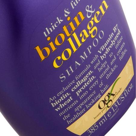 Imagem de Shampoo OGX Biotin & Collagen 385 Ml