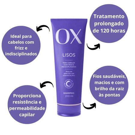 Imagem de Shampoo Ox Lisos 200Ml