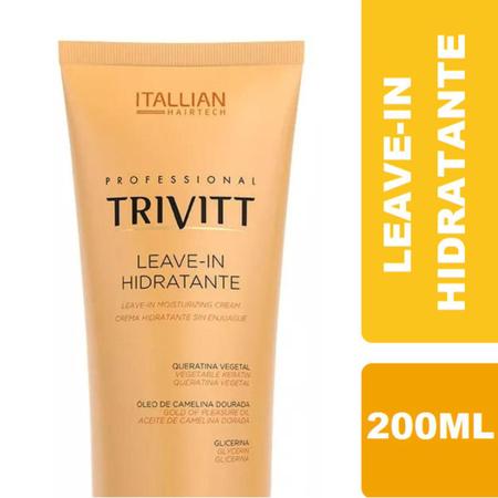 Imagem de Shampoo Pós Química 1L + Leave-in Hidratante 200ml Trivitt
