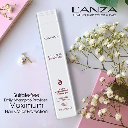 Imagem de Shampoo preservador de cor L'ANZA Healing ColorCare, para re