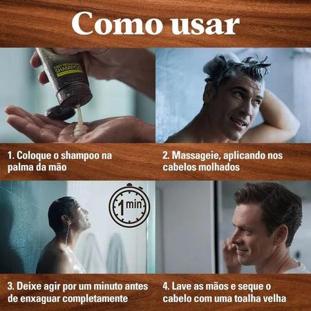 Imagem de Shampoo Redutor de Grisalhos Control Gx Grecin - Kit C/3un