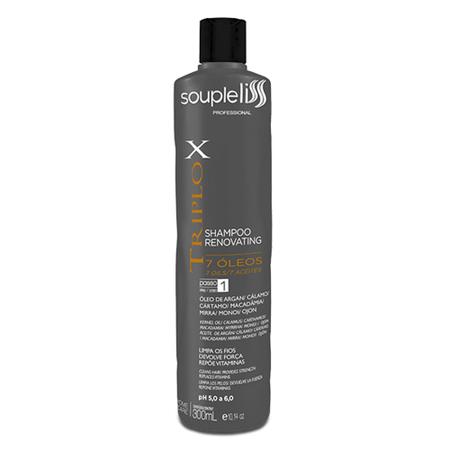 Imagem de Shampoo Renovating 300 GR Triplo X Soupleliss Professional