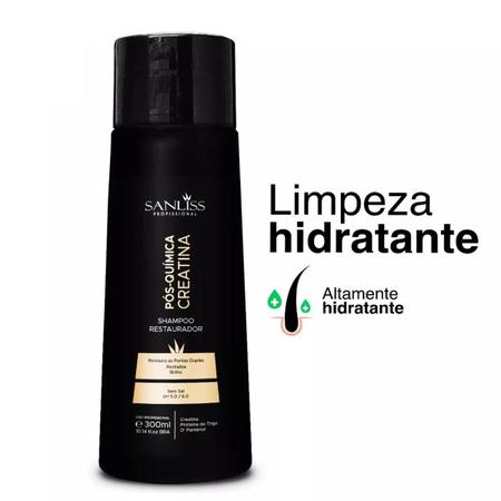 Imagem de Shampoo Restaurador Pós-química Creatina 300ml - Hidratante