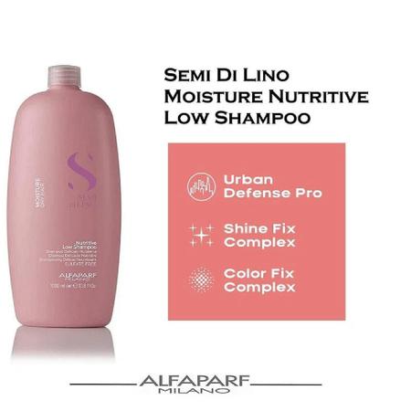 Imagem de Shampoo Semi Di Lino Moisture Nutritive Low - 1L - Alfaparf