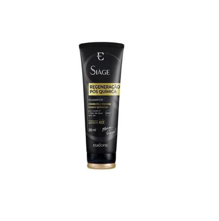 Shampoo Siàge Regeneração Pós Química 250 ml - Eudora Imagem de Shampoo Siàge Regeneração Pós Química 250 ml - Eudora