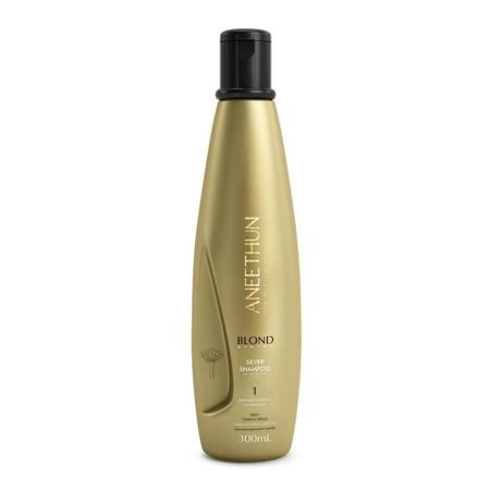 Imagem de Shampoo Silver E Máscara Iluminadora Aneethun Blond System