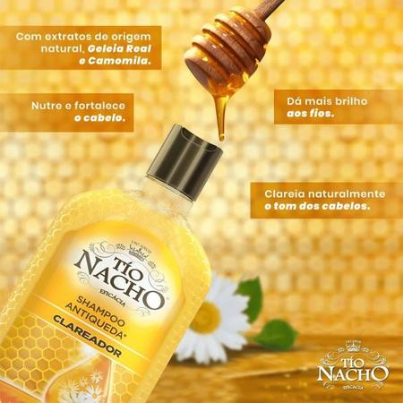 Imagem de Shampoo Tio Nacho Antiqueda Clareador 415ml - Tio Nacho