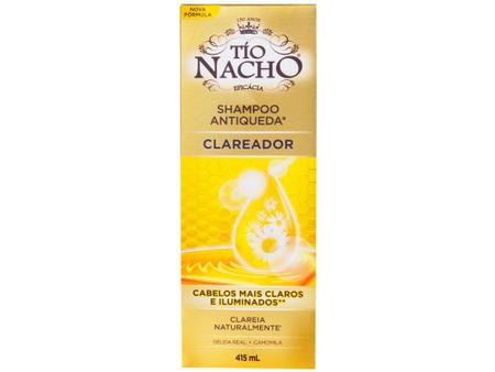 Shampoo Tío Nacho Antiqueda Clareador - 415ml Imagem de Shampoo Tío Nacho Antiqueda Clareador - 415ml