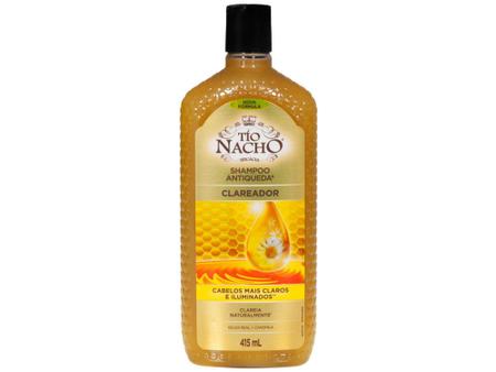 Shampoo Tío Nacho Antiqueda Clareador - 415ml Imagem de Shampoo Tío Nacho Antiqueda Clareador - 415ml