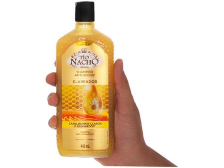 Shampoo Tío Nacho Antiqueda Clareador - 415ml Imagem de Shampoo Tío Nacho Antiqueda Clareador - 415ml