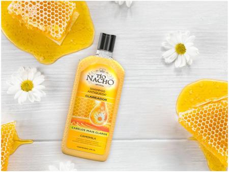 Shampoo Tío Nacho Antiqueda Clareador - 415ml Imagem de Shampoo Tío Nacho Antiqueda Clareador - 415ml