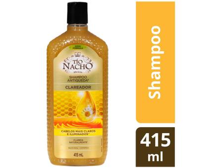 Shampoo Tío Nacho Antiqueda Clareador - 415ml Imagem de Shampoo Tío Nacho Antiqueda Clareador - 415ml