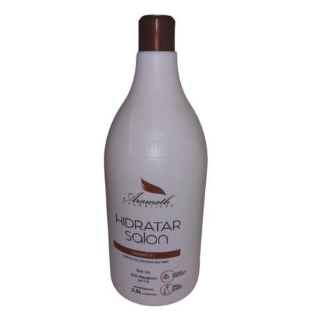 Imagem de Shampoo Vegano Hidratar Salon Aramath 2,5 litros sem sal sem parabenos profissional lavatorio