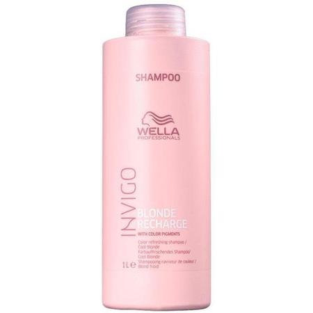 Imagem de Shampoo Wella Invigo Blonde Recharge 1000Ml