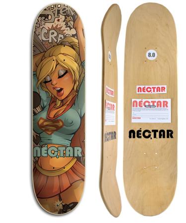 Shape de Skate Néctar - Super Girl 8.0 - Nectar - Shape de Skate