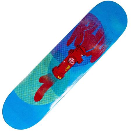 Imagem de Shape Marfim para Skate Tamanho 7.75 com Lixa Auto Adesiva