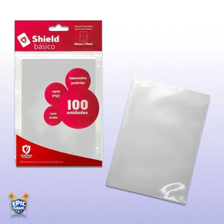 Shield Básico 100 un Sleeves Card Game Pokémon Magic - Central  Distribuidora - Deck de Cartas - Magazine Luiza