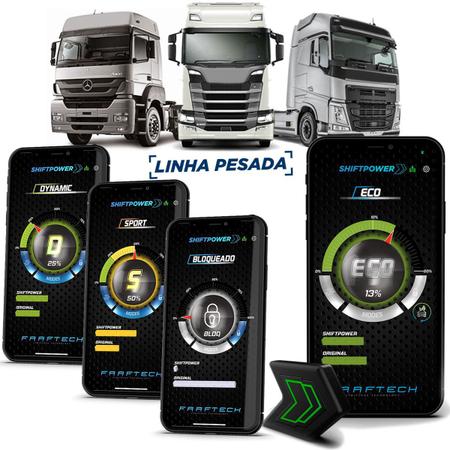 Imagem de Shiftpower Mercedes Atego 3026 2015 a 2021 Linha Pesada Bluetooth App