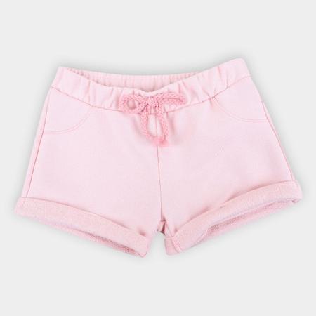 Imagem de Short Bebê Moletom Milon Básico C/ Cordão Feminino