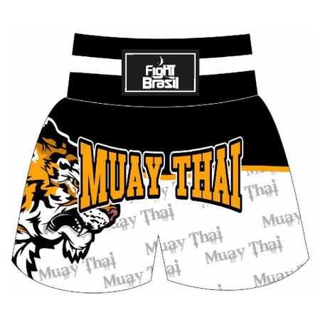 Imagem de Short Calção Muay Thai - White Tiger - Fb3001