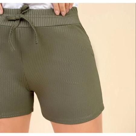 Imagem de Short canelado feminino blogueira