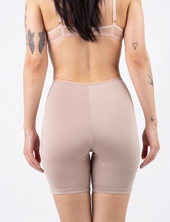 Cinta shorts modeladora lingerie p m g gg - R$ 40.00, cor Nude