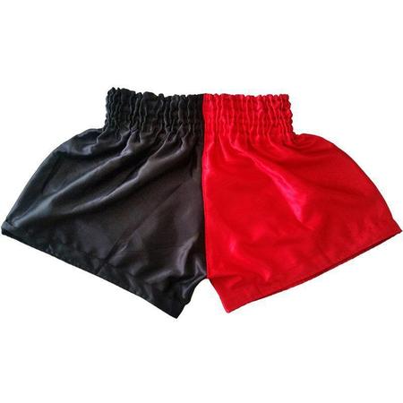 Imagem de Short de Muay Thai Spank Preto e Vermelho