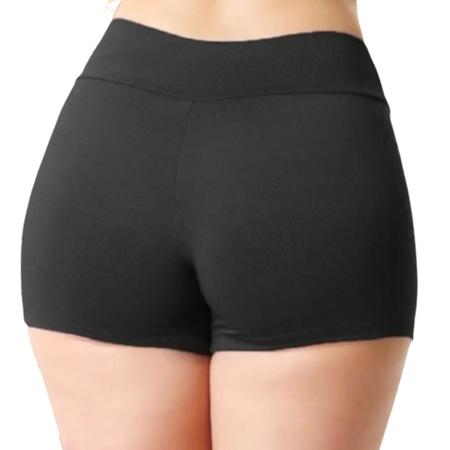 Short feminino roupas femininas leggings suplex curto liso