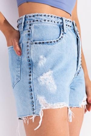 Short Jeans Cintura Alta #022