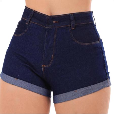 Shorts jeans cintura alta cheap curto
