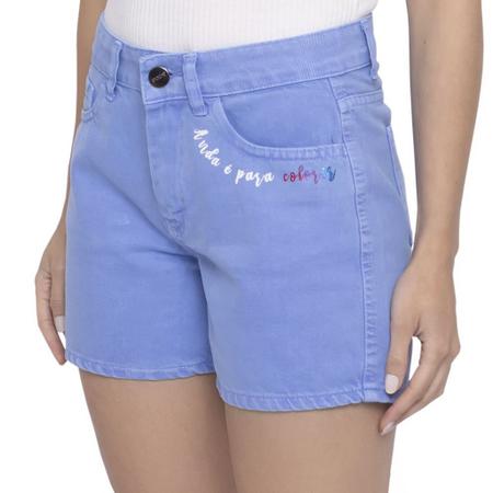 Short jeans best sale roxo