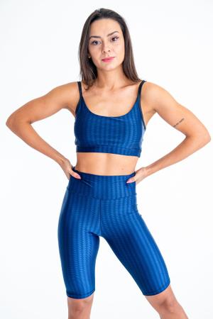 Calça Legging 3D Poliamida Básico Cintura Alta Grossa Fitness Academia