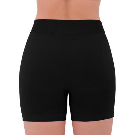 Bermuda Short Legging Academia Feminina Normal - Preto