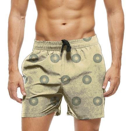 Imagem de Short Praia Shorts Banho Bermuda Verão Bola Espiral Esfera 1263