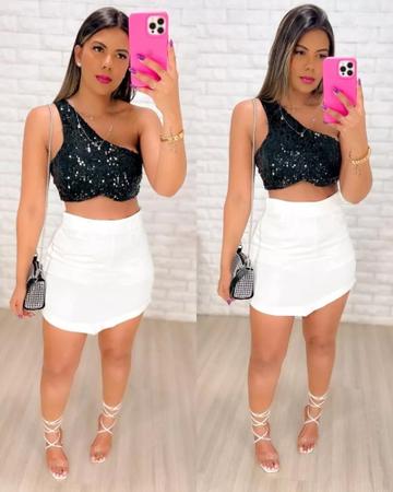 Short saia social feminino 2025