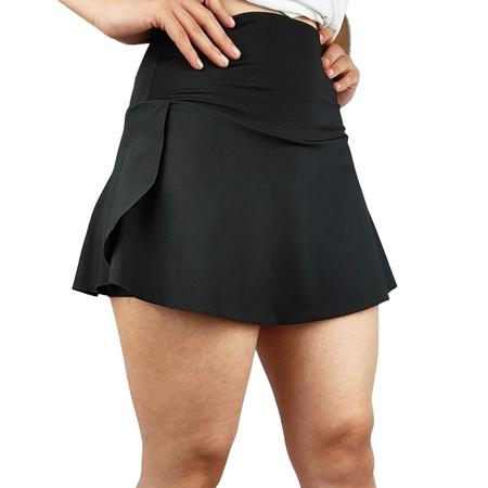 Short saia hotsell academia preto