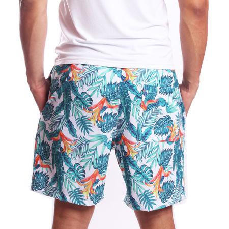 Imagem de Short Tactel Ox Silver Floral Flores