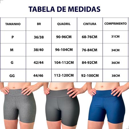 Short Legging Suplex Liso Academia Crossfit Corrida Cós Alto