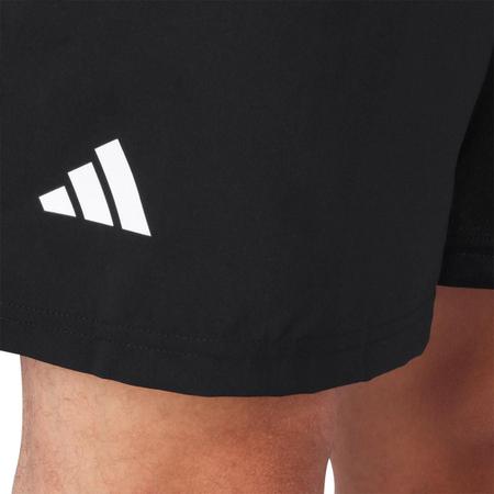 Shorts Adidas Club 3 Stripes Preto 