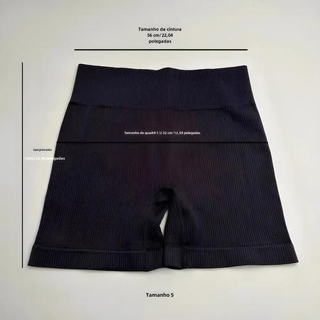 Shorts de Yoga Sem Costura para Mulheres - Cintura Alta e Modelagem Justa Imagem de Shorts de Yoga Sem Costura para Mulheres - Cintura Alta e Modelagem Justa
