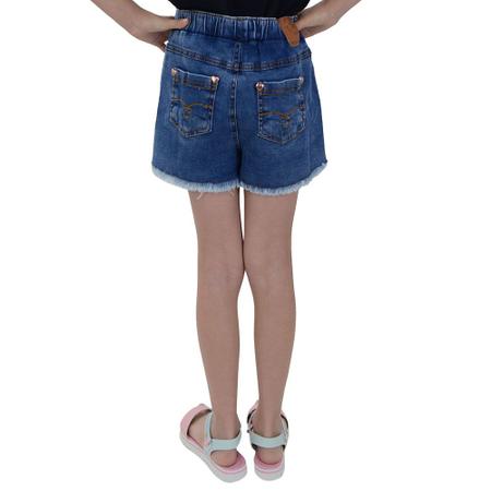 Imagem de Shorts Infantil Menina Brandili Jeans - 25