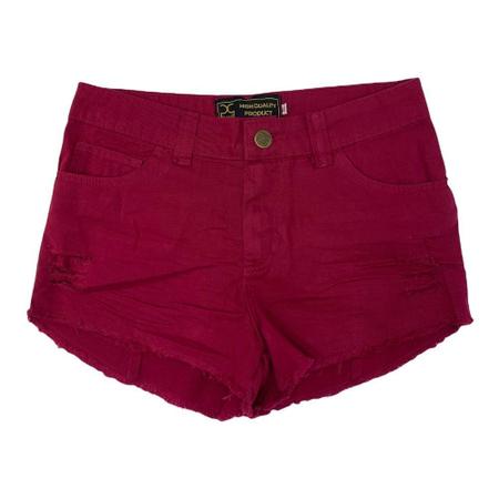 Short sarja feminino colorido hot sale