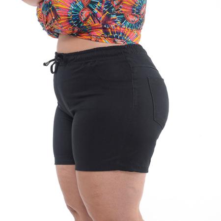 Imagem de Shorts Jeans Feminino Cintura Alta Têndencia Moda Plus Size